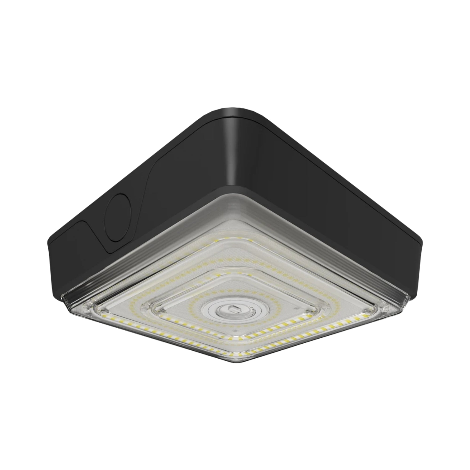 RAB VAN40 Adjustable Optics Canopy Light 5696 Lumens Selectable 40W-20W Selectable CCT 120-277V Surface Mount Bronze