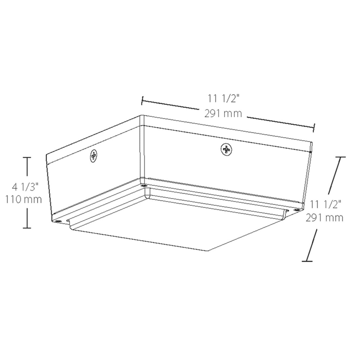 2,980 Lumens LED Standard Canopy Light 20 Watts 5000K 120-277V - Bees Lighting