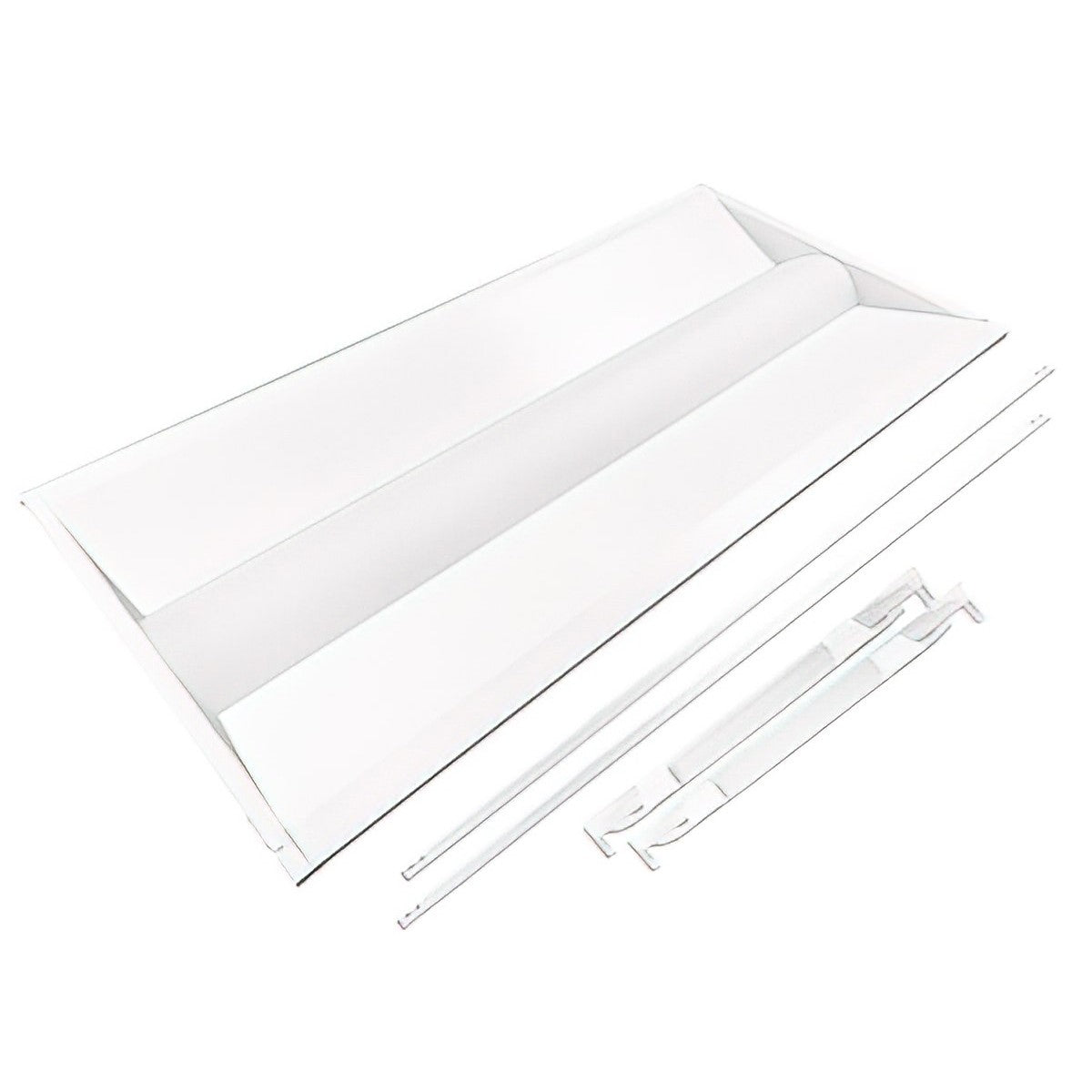 2x4 LED Troffer Retrofit, 34W, 3125/4250 Lumens, 35K/40K/50K, Center Basket - Bees Lighting
