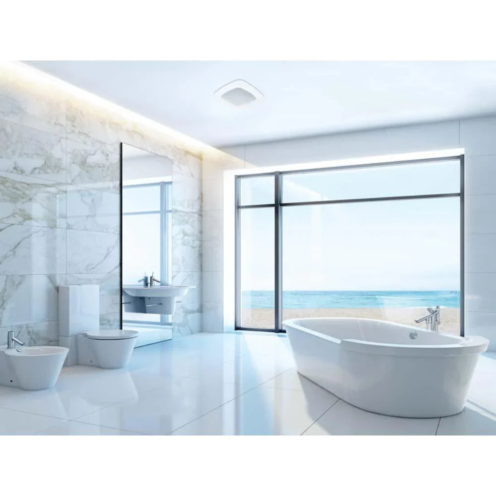 Delta BreezSignature 110 CFM Bathroom Ceiling Fan With Bluetooth Speaker - Bees Lighting