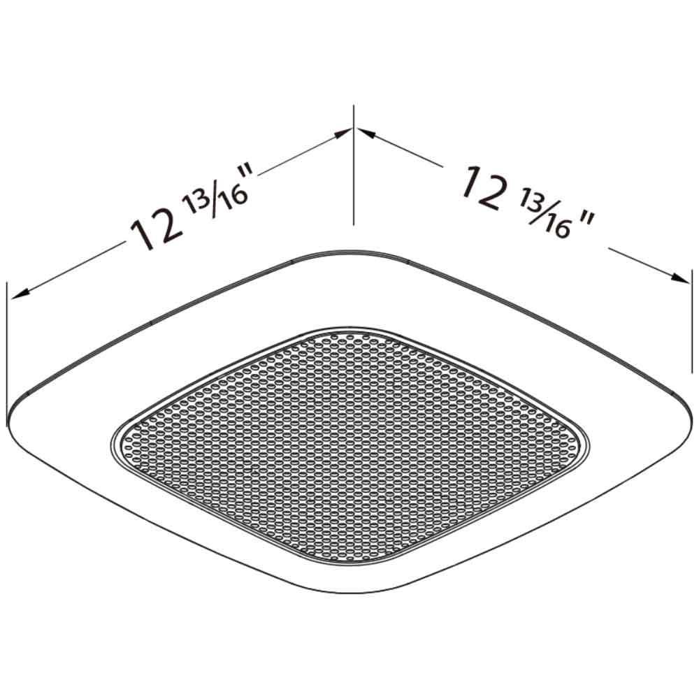 Delta BreezSignature 110 CFM Bathroom Ceiling Fan With Bluetooth Speaker - Bees Lighting