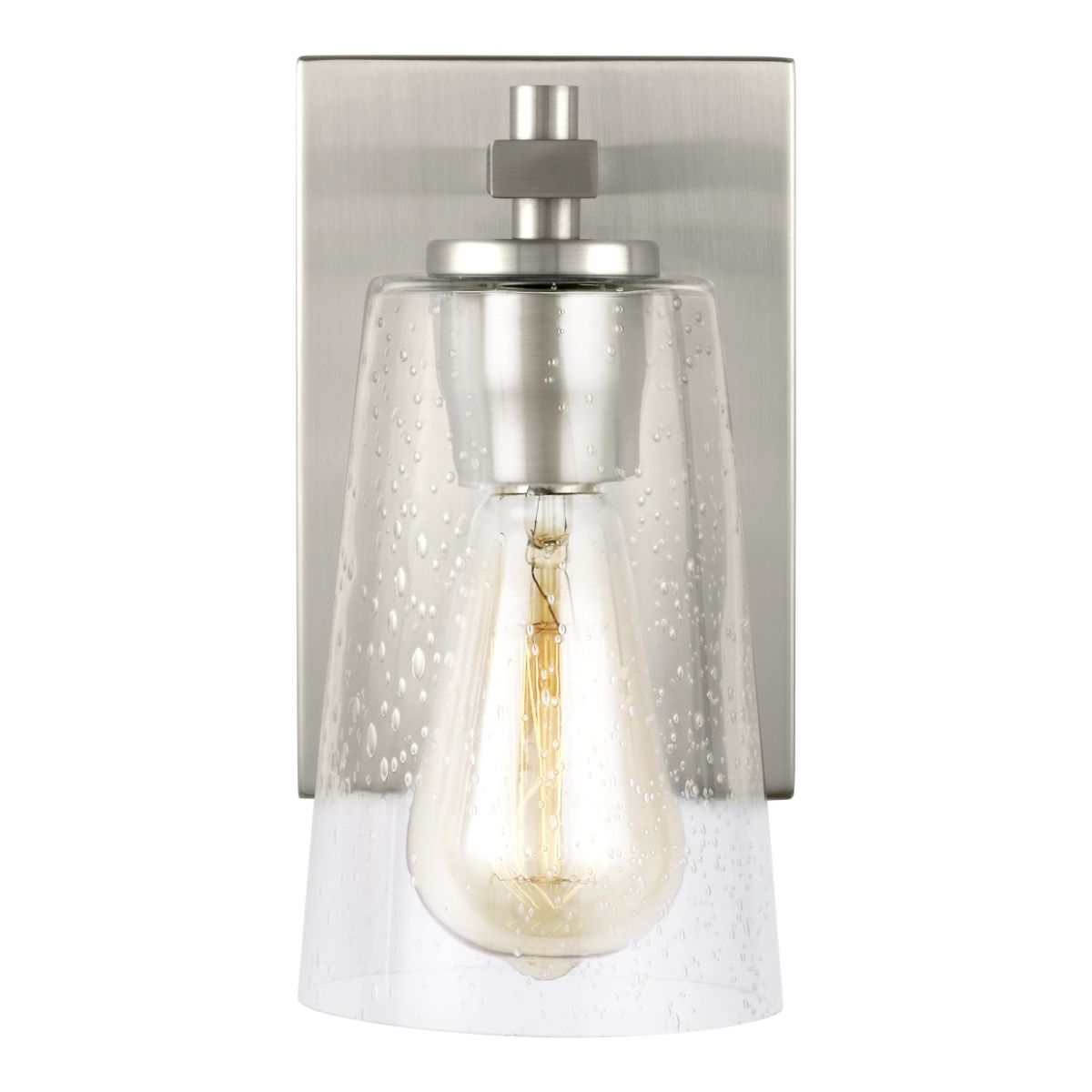 Mercer 9 in. Armed Sconce Nickel Finish - Bees Lighting