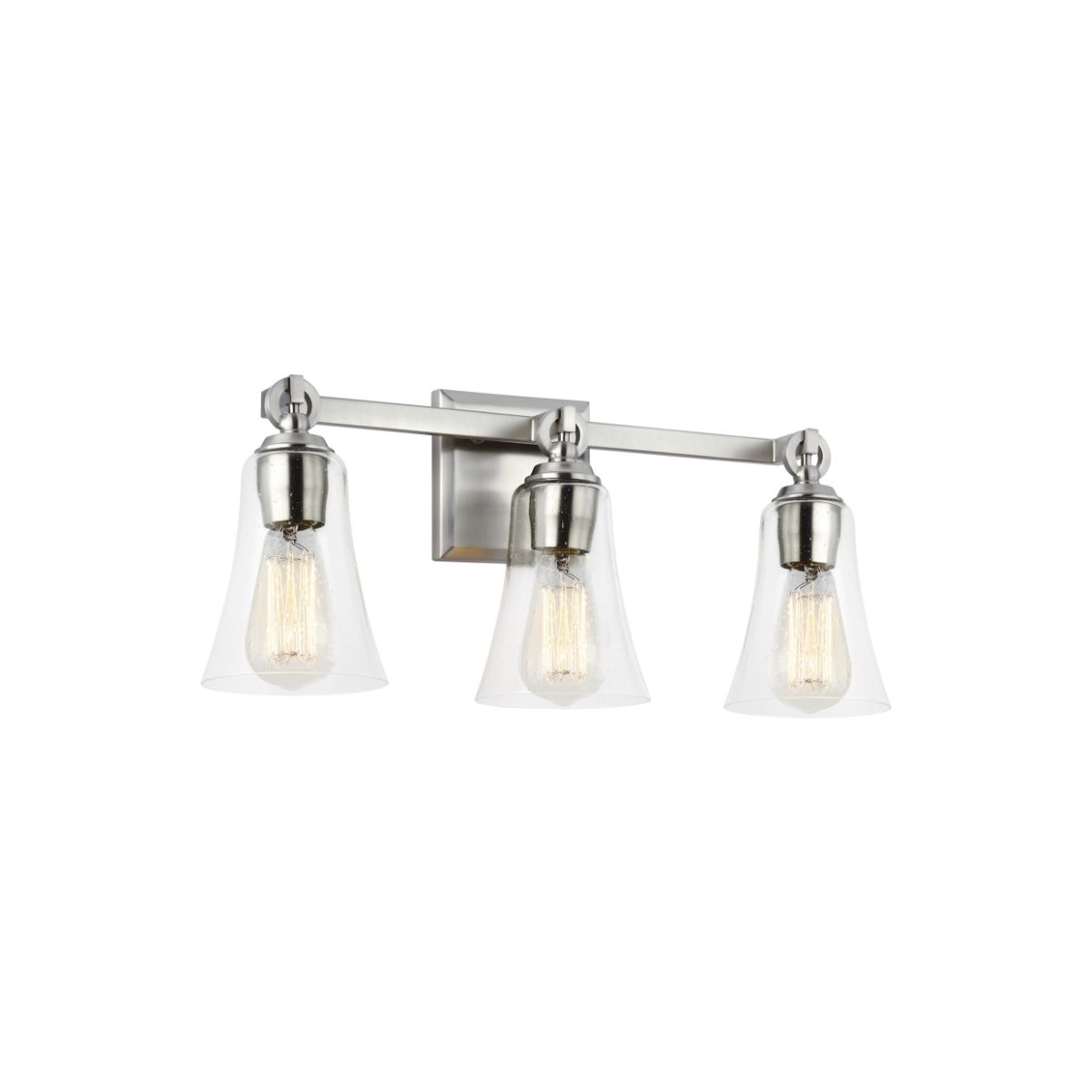 Monterro 22 in. 3 lights Vanity Light Nickel Finish - Bees Lighting