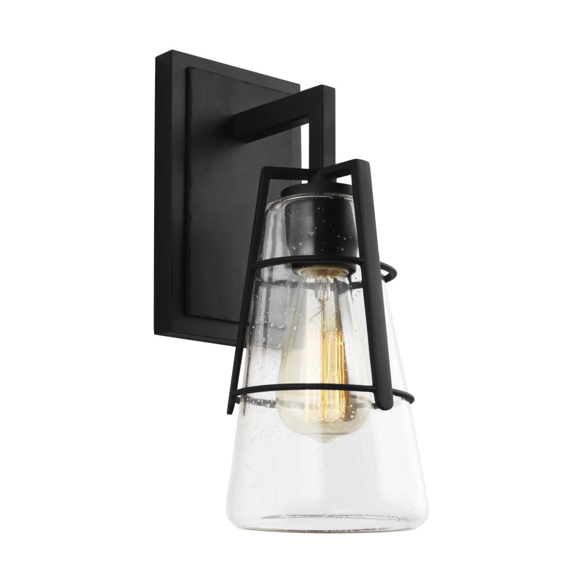 Adelaide 14 in. Armed Sconce Black Finish - Bees Lighting