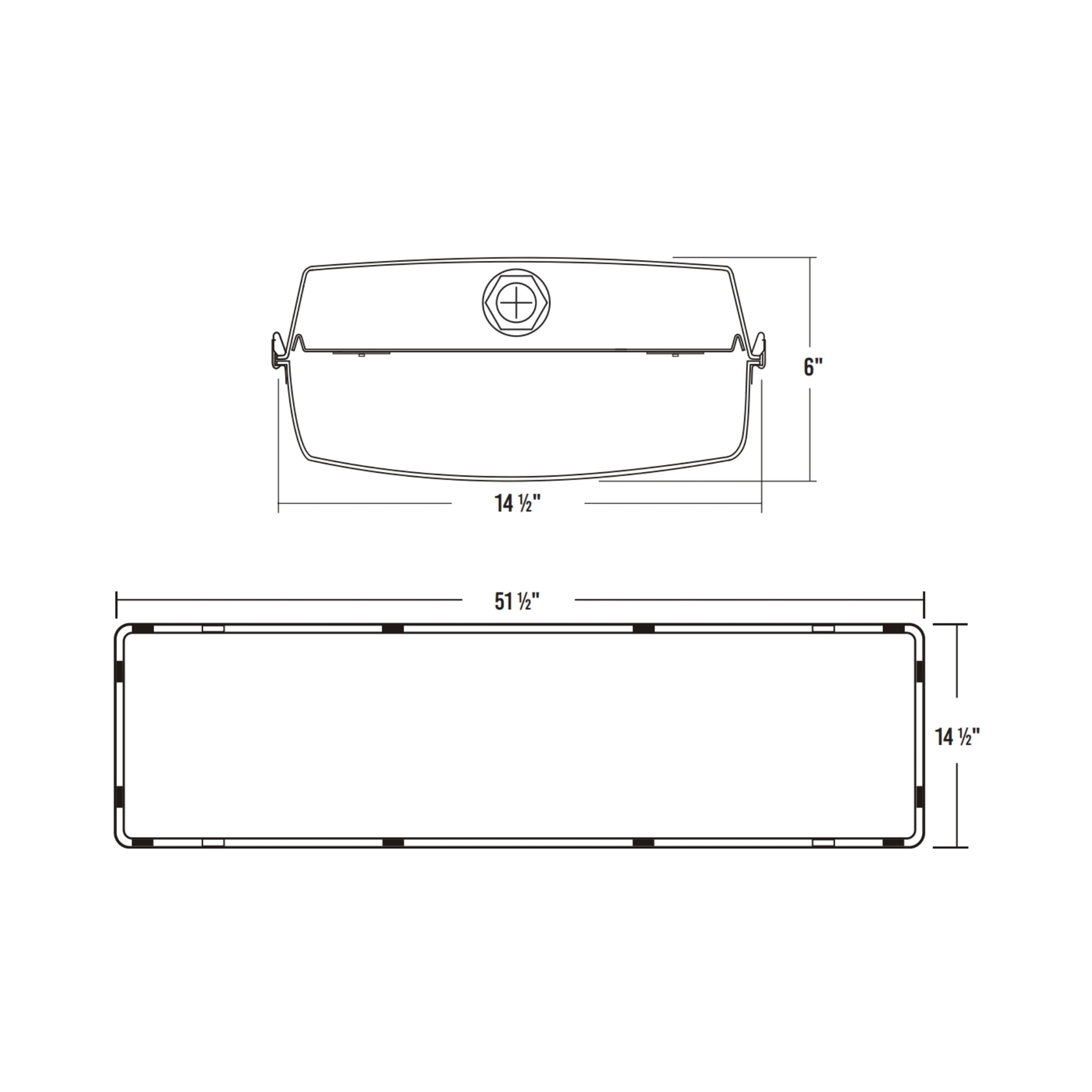 CIT400 Vapor Tight High Bay, 14.5" Wide Fully Gasketed Vapor Tight Light - Bees Lighting