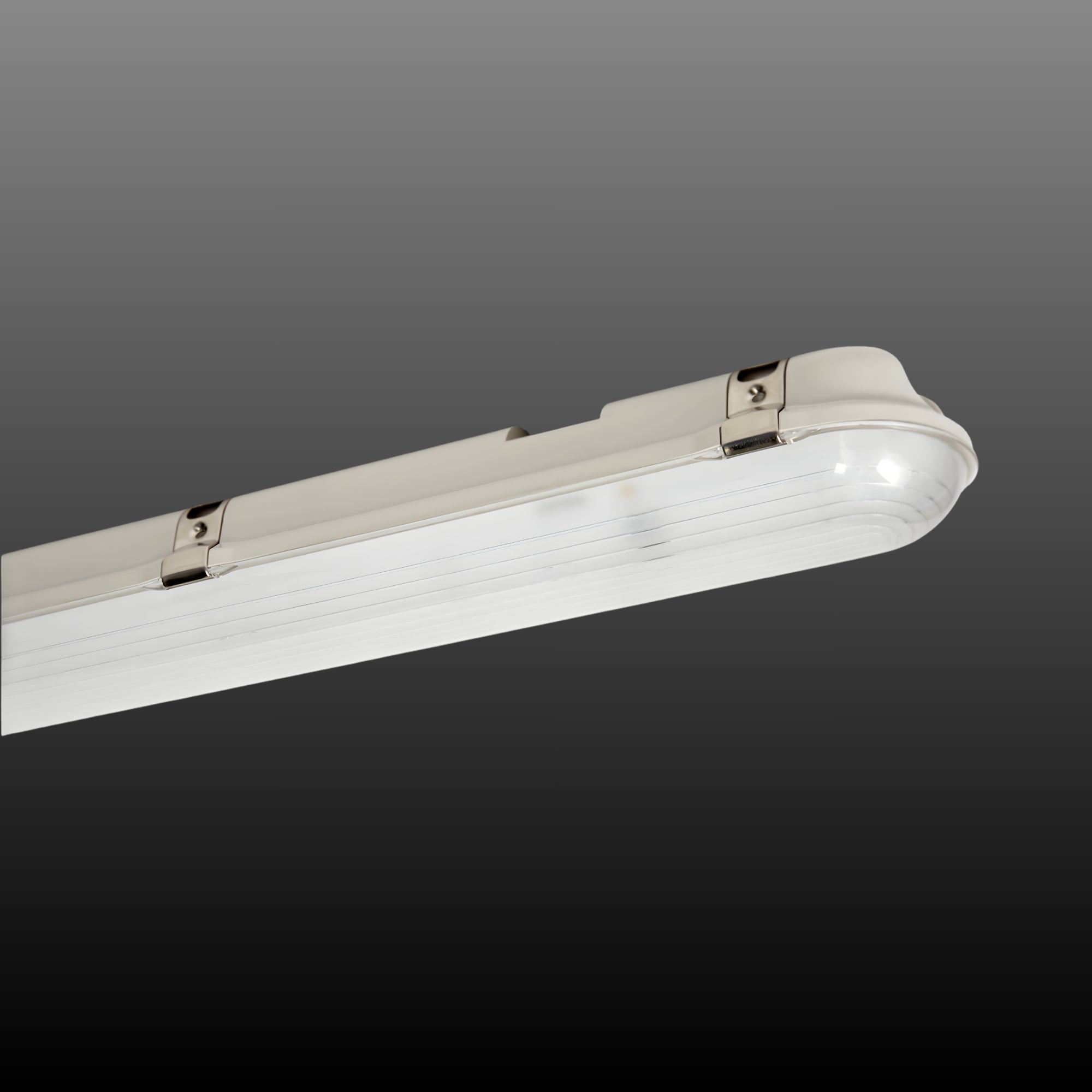 2ft LED Vapor Tight Light, 25W, 3100 Lumens, 5000K, 120-277V, Motion Sensor
