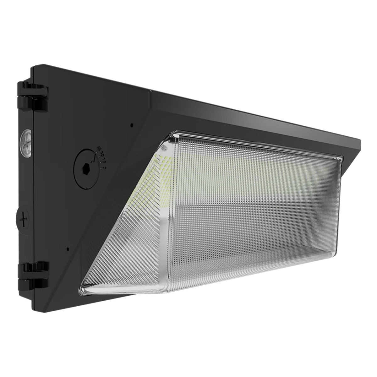 LED Standard Wall Pack With Photocell, 21000 Lumens, 75-150 Adjustable Wattage, Selectable CCT 30K/40K/50K, 120/277V, Adjustable Throw - Bees Lighting