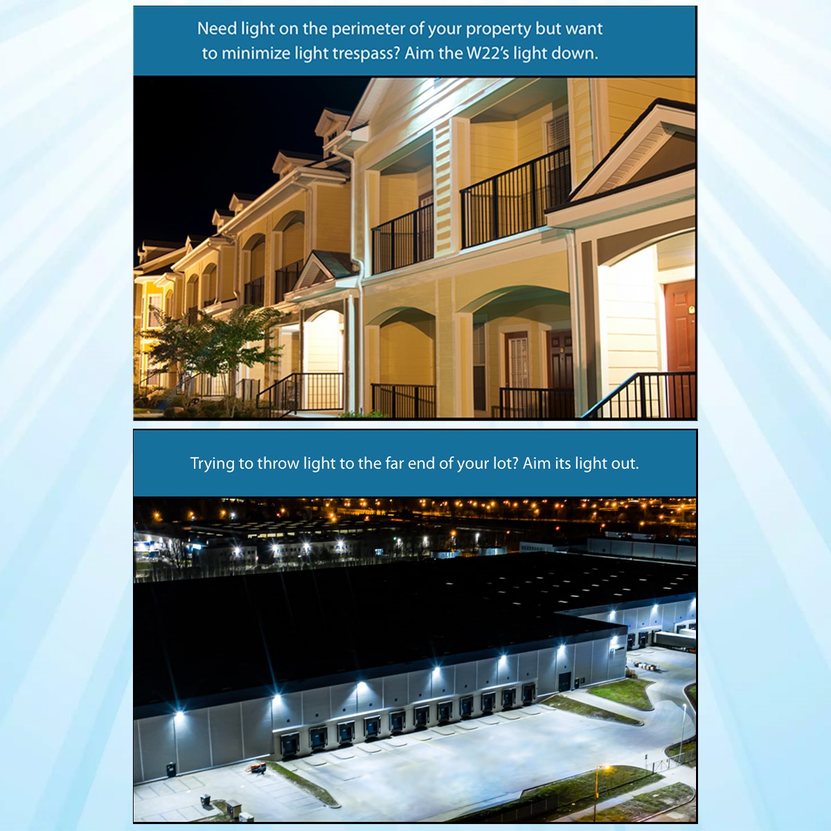 LED Wall Pack, 4500 Lumens, 30 Watts, 30K/40K/50K, 120/277V, Adjustable Throw - Bees Lighting