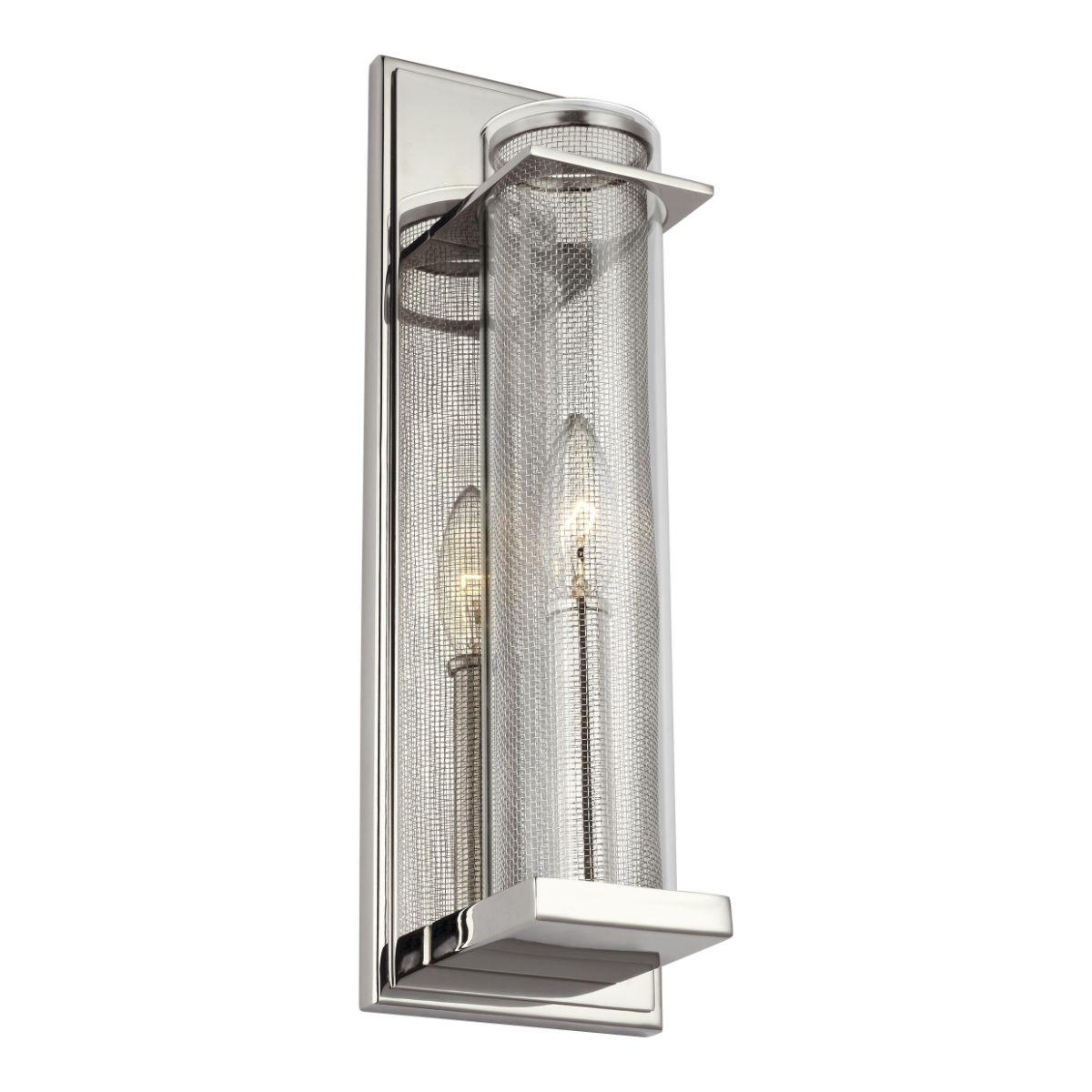 Silo 15 in. Wall Light Nickel finish - Bees Lighting
