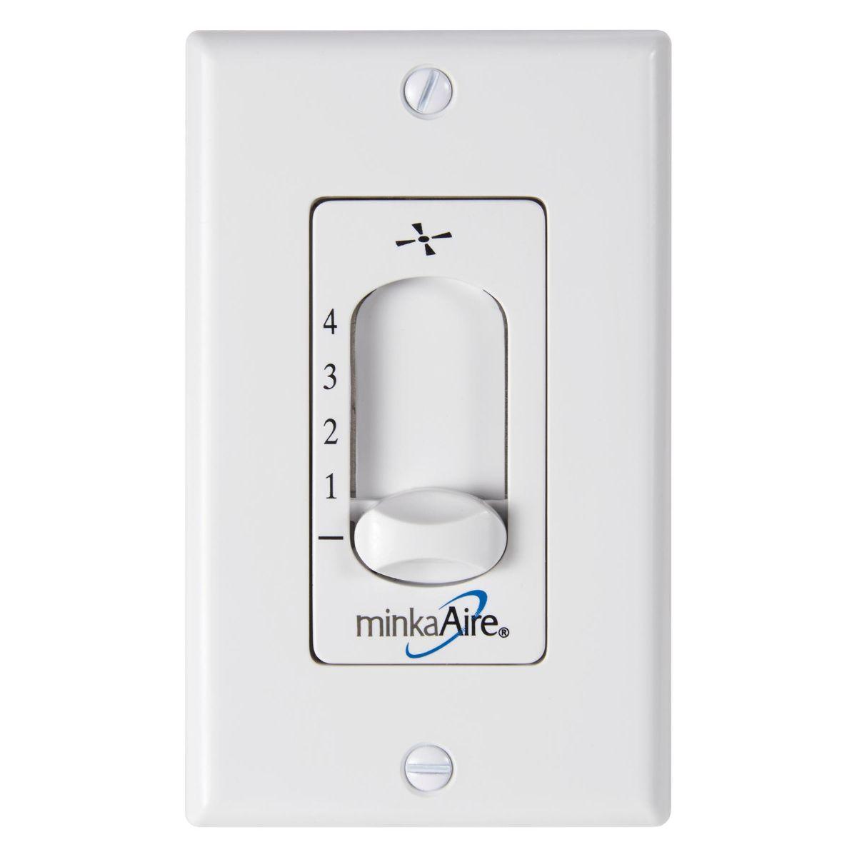 Roto 4-Speed Ceiling Fan Wall Control, White Finish