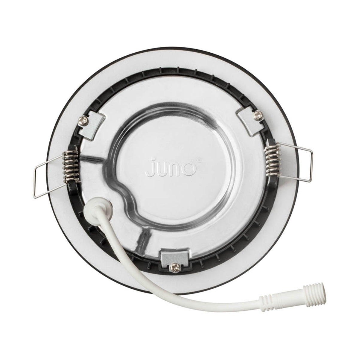 4" Wafer Ultra-Thin LED Recessed Light, 700 Lumens, Selectable CCT, Black Finish - Bees Lighting