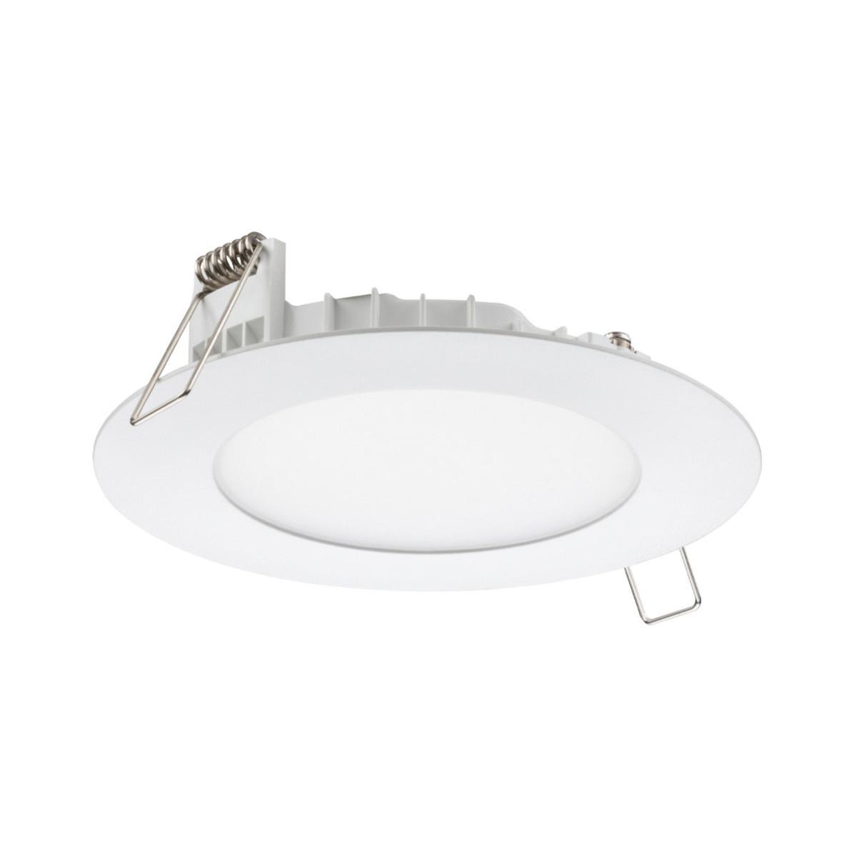 4" Wafer Ultra-Thin LED Recessed Light, 9 Watts, 700 Lumens, Selectable CCT, White Finish - Bees Lighting