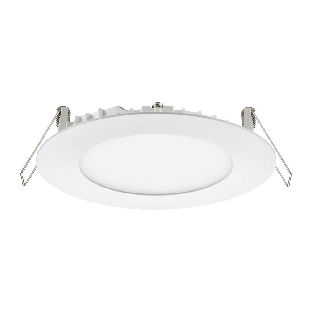 4" Wafer Ultra-Thin LED Recessed Light, 700 Lumens, Selectable CCT, White Finish