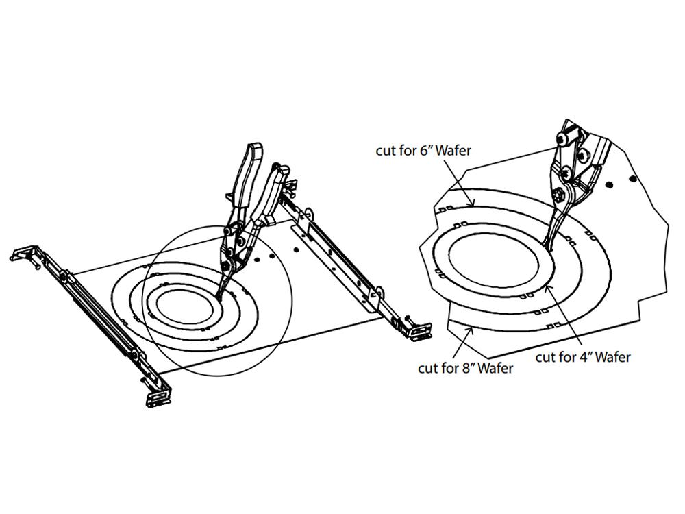 Wafer Series Universal New Construction Plate Works with 4, 6 and 8 Inch - Bees Lighting