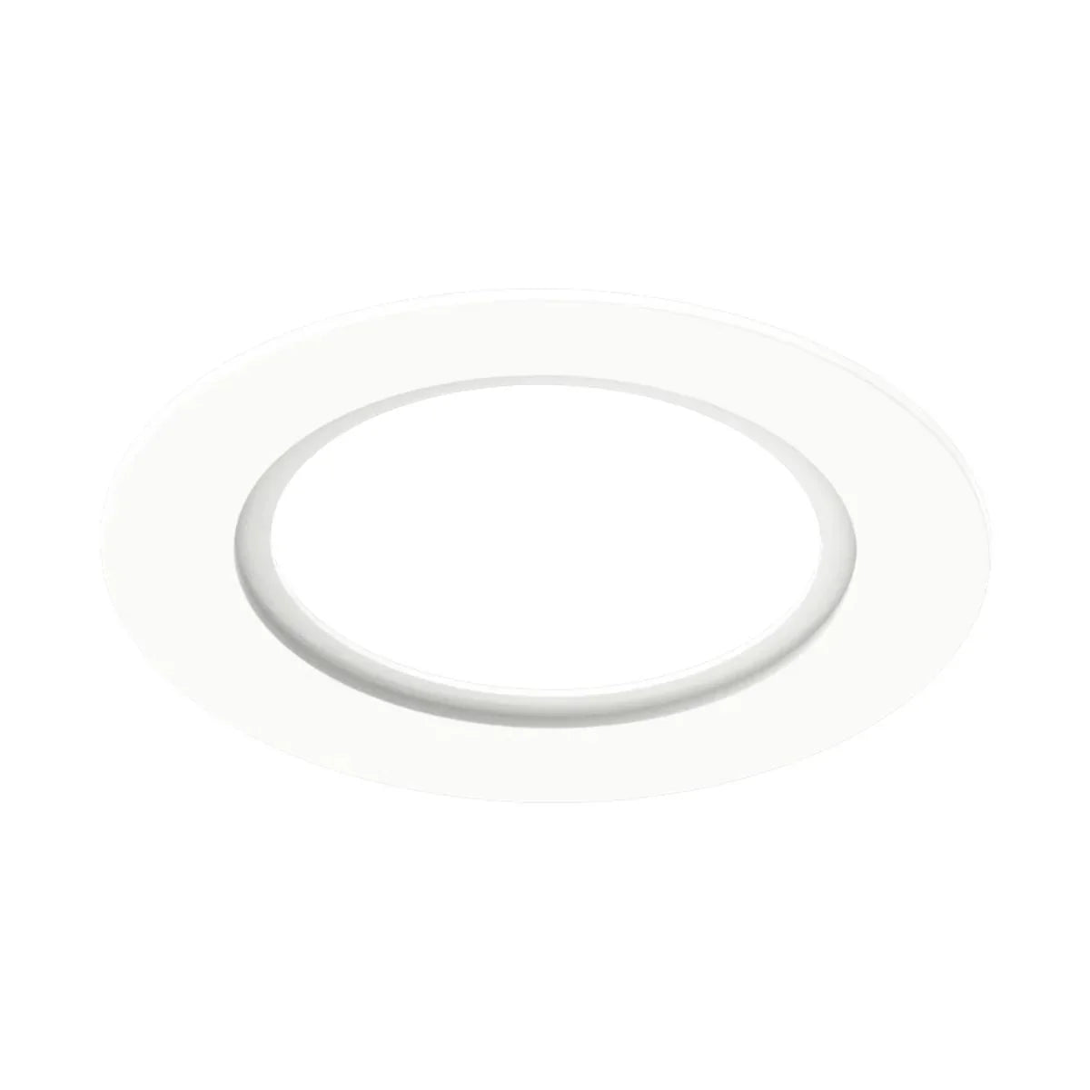 Wafer 4"-6" Goof Ring White Round - Bees Lighting