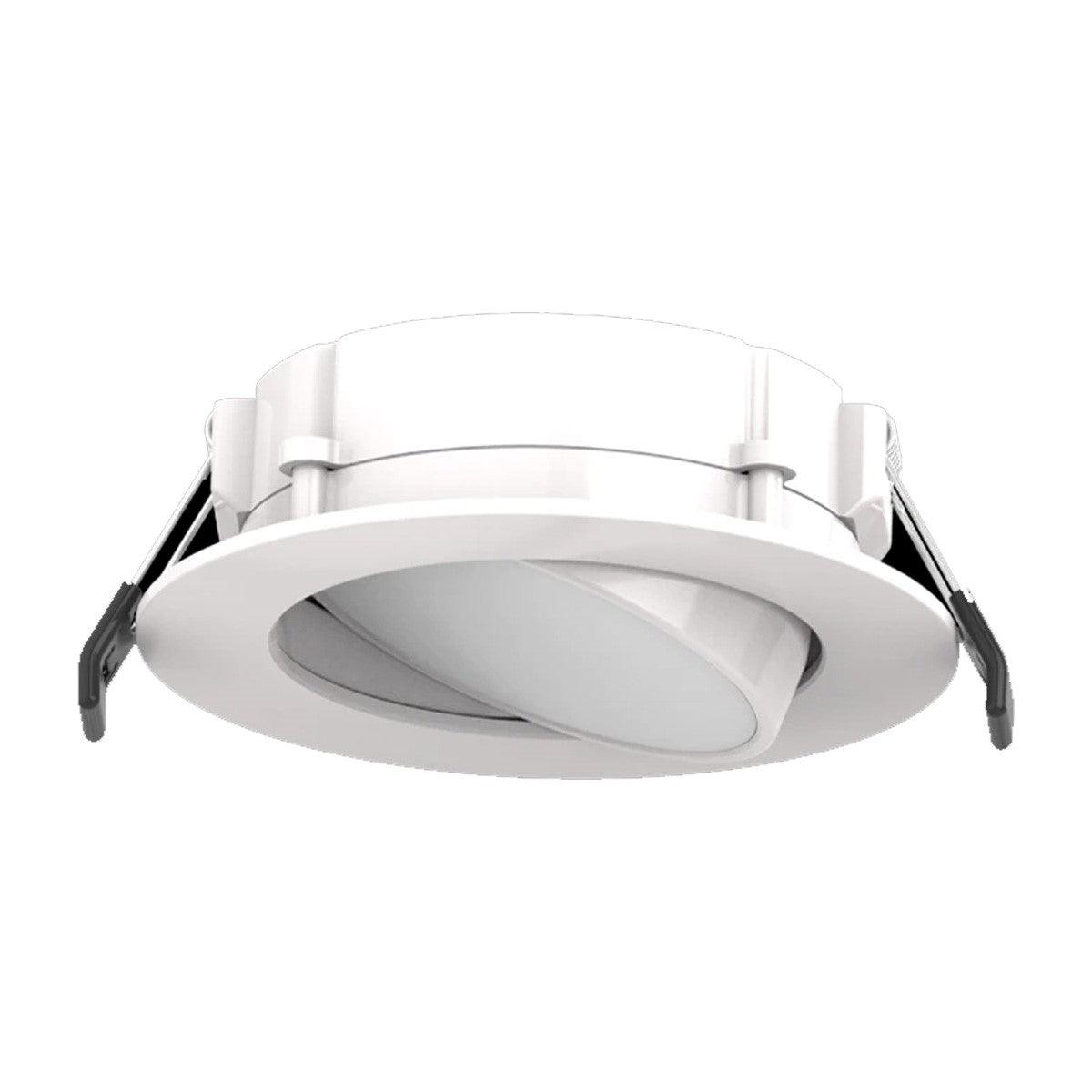 4 In. Adjustable Wafer Canless LED Recessed Light, 8 Watt, 700 Lumens, Selectable CCT, 2700K to 5000K, Smooth Trim