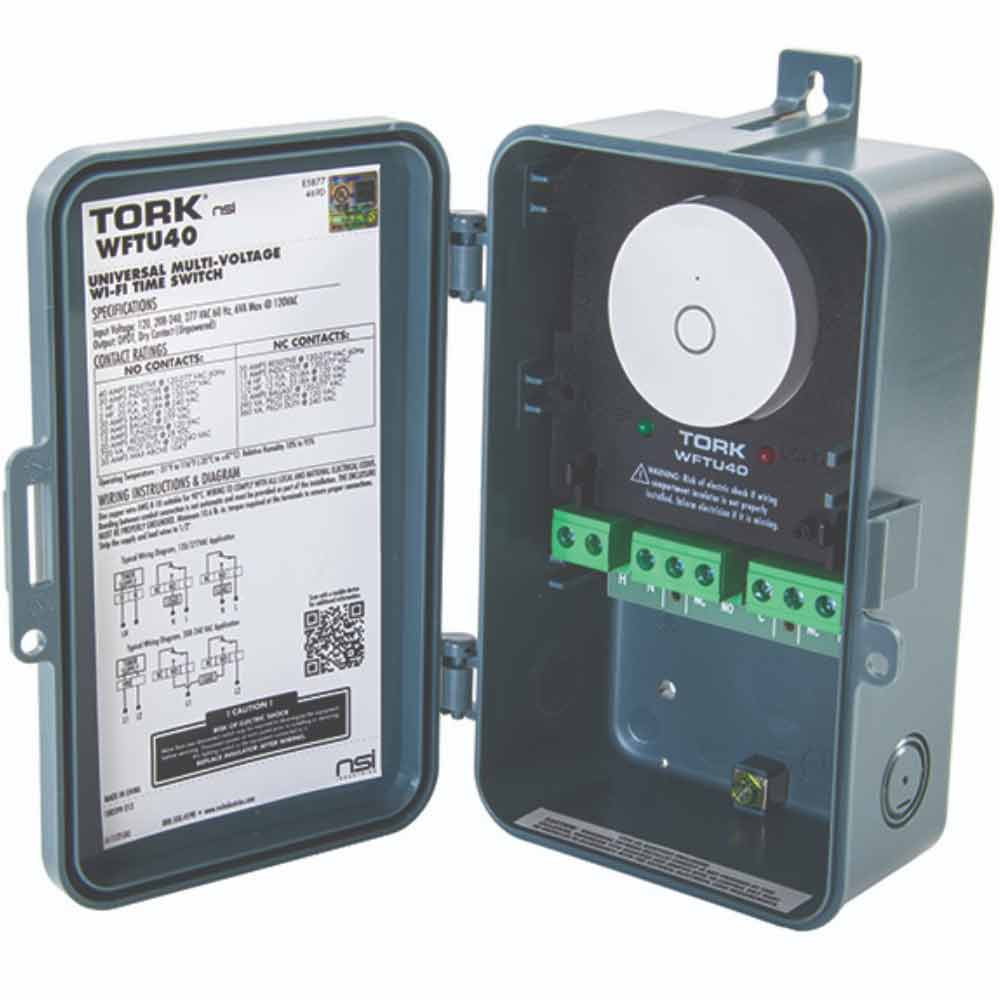 Tork 40 Amp Astronomic DPDT Multi-Voltage Wi-Fi Time Switch - Bees Lighting