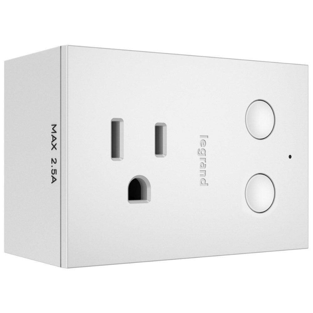 radiant Smart Plug-In Tru-Universal Dimmer with Netatmo, Matte White - Bees Lighting