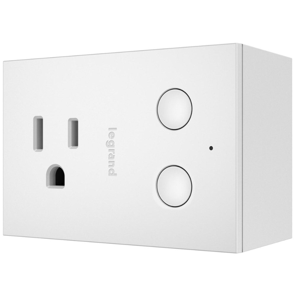 radiant Smart Plug-In Tru-Universal Dimmer with Netatmo, Matte White - Bees Lighting