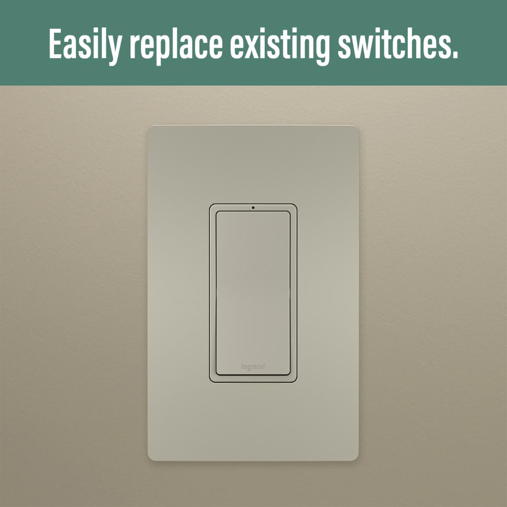 radiant Smart Switch With Netatmo, 15A, Nickel - Bees Lighting
