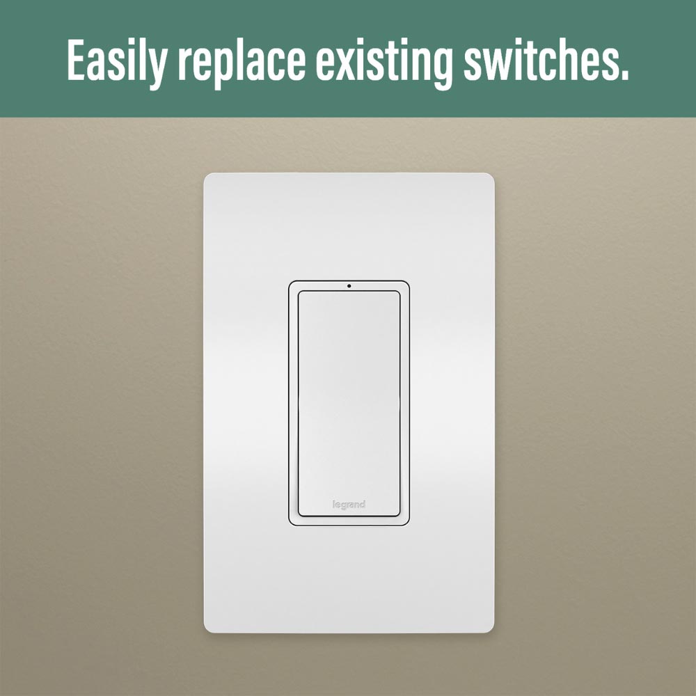 radiant Smart Switch With Netatmo, 15A, White - Bees Lighting