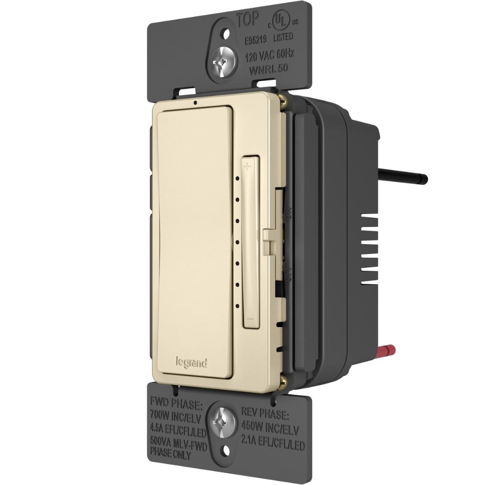 radiant Netatmo Tru-Universal Smart Dimmer, 450W LED, 700W ELV, Light Almond - Bees Lighting