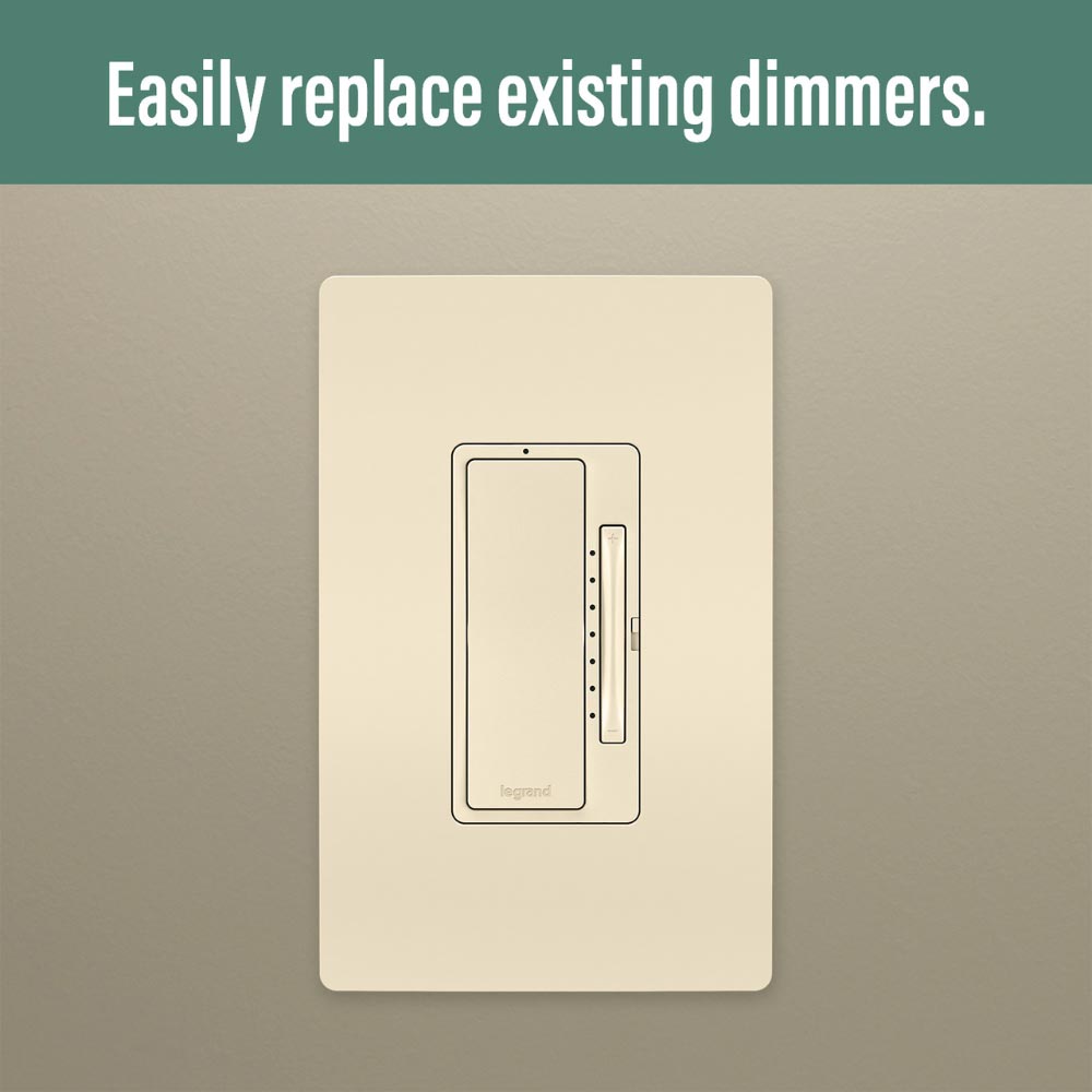 radiant Netatmo Tru-Universal Smart Dimmer, 450W LED, 700W ELV, Light Almond - Bees Lighting