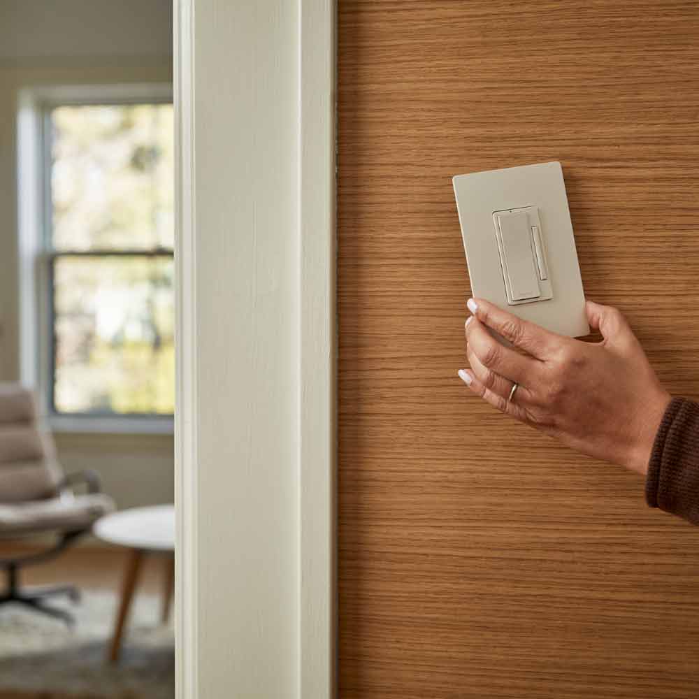 radiant Netamo Wireless Companian Dimmer, Light Almond - Not For Standalone Use - Bees Lighting