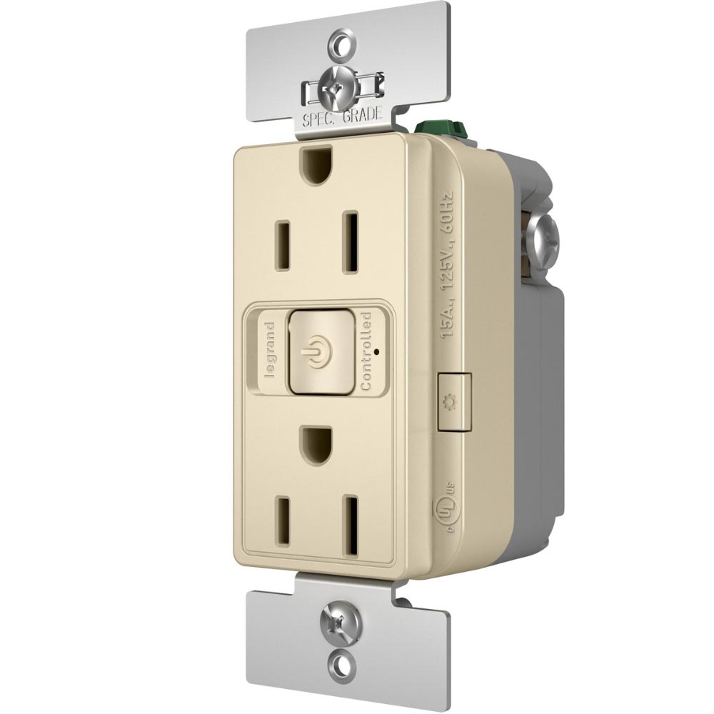 radiant 15A Smart Outlet with Netatmo, Light Almond - Bees Lighting