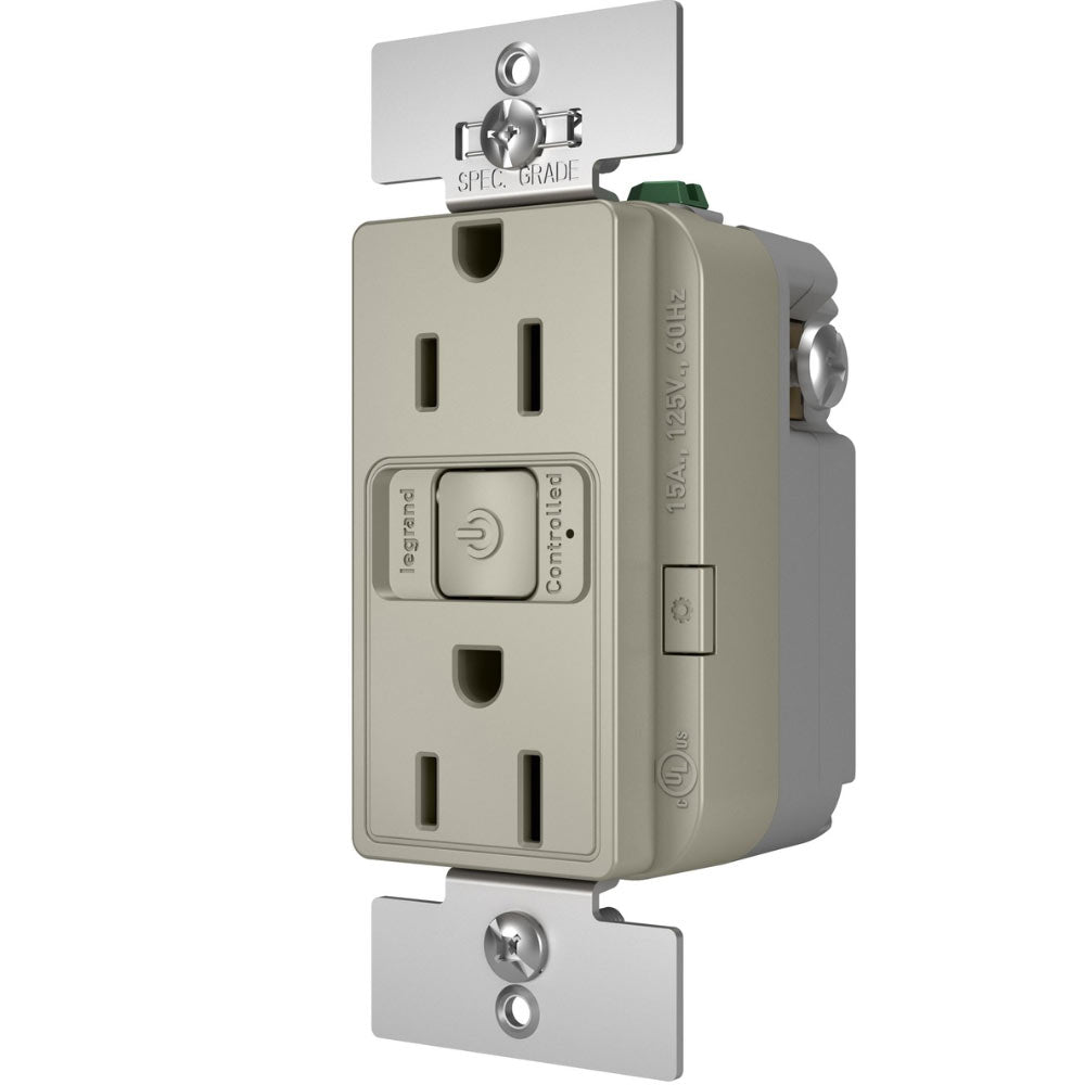 radiant 15A Smart Outlet with Netatmo, Nickel - Bees Lighting