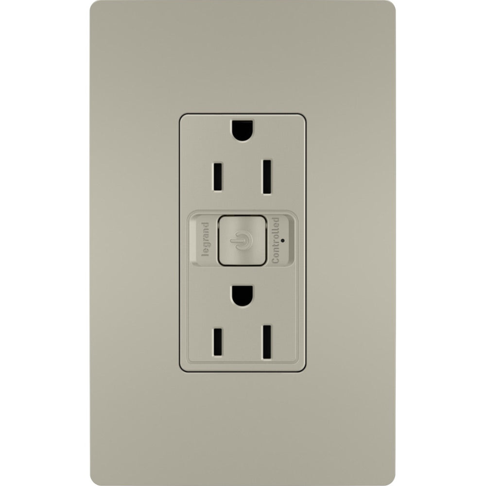 radiant 15A Smart Outlet with Netatmo, Nickel - Bees Lighting