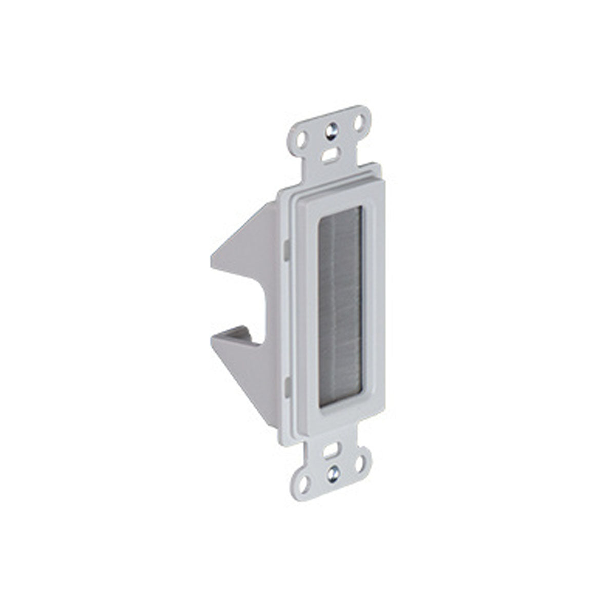 On-Q 1-Gang Cable Access Wall plate, White - Bees Lighting