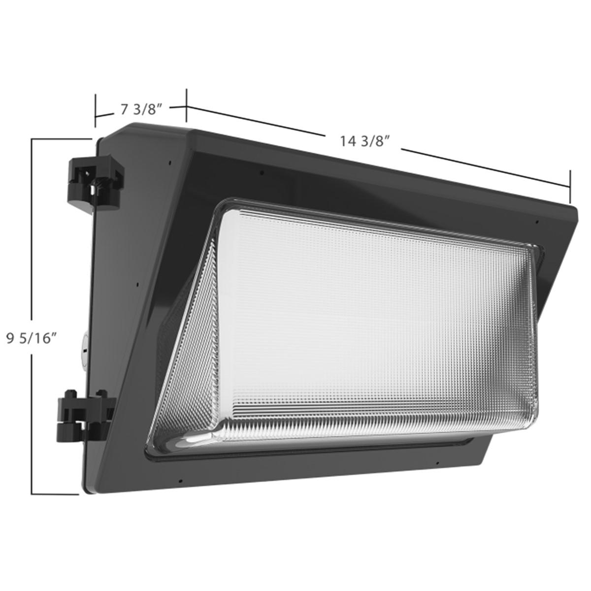 LED Wall Pack, 15700 Lumens, 60-100W, 30K|40K|50K, On/Off Photocell, 120-277V - Bees Lighting
