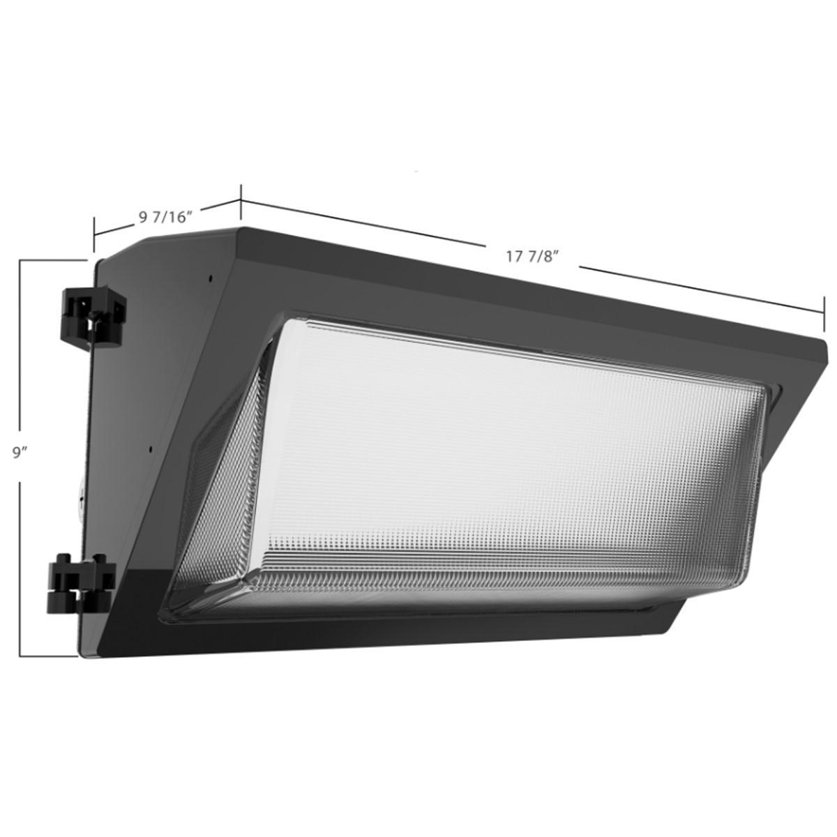 LED Standard Wall Pack With Photocell 150 Watts 23,220 Lumens 30K/40K/50K 120-277V