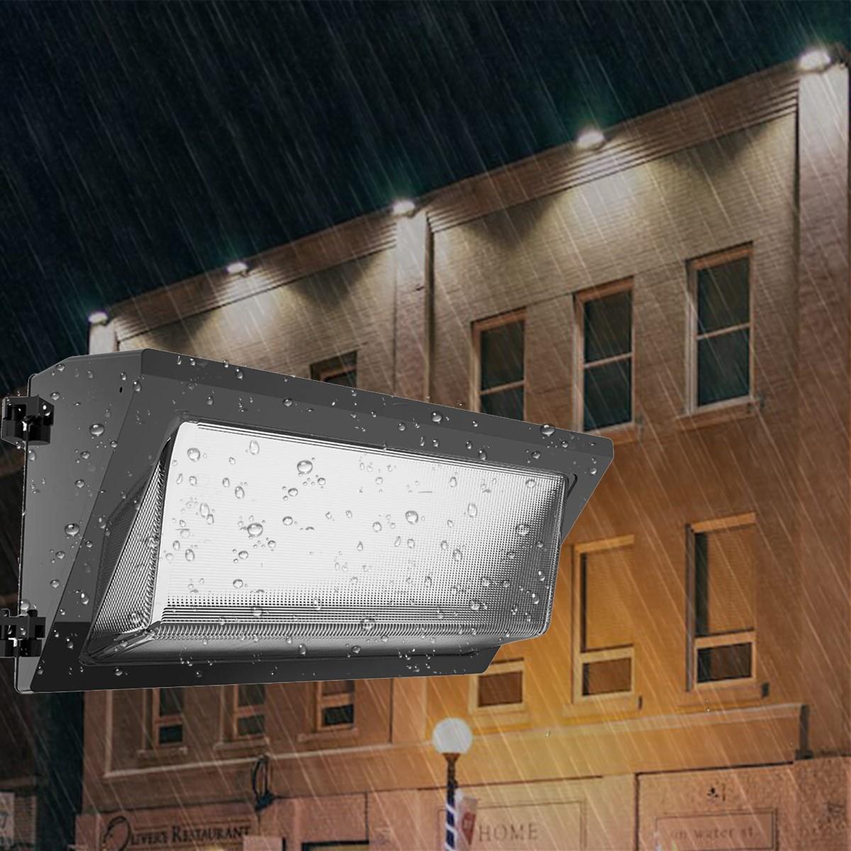 LED Wall Pack, 19000 Lumens, 80-120W, 30K|40K|50K, On/Off Photocell, 120-277V - Bees Lighting