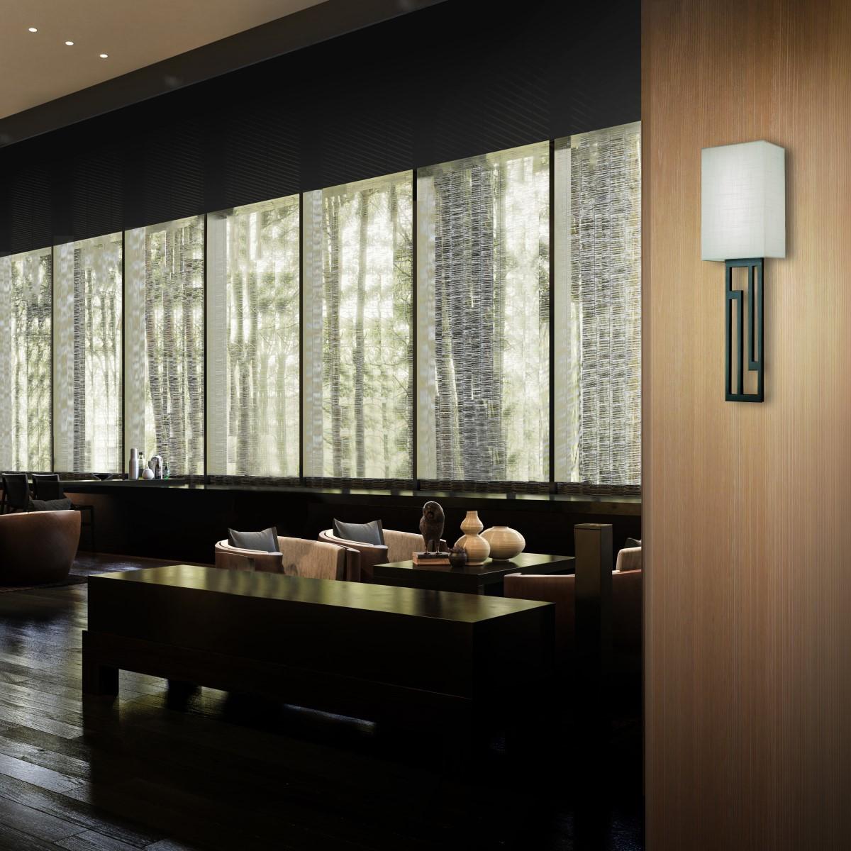 Vander 22" LED Wall Sconce, 3000K, Black Finish - Bees Lighting