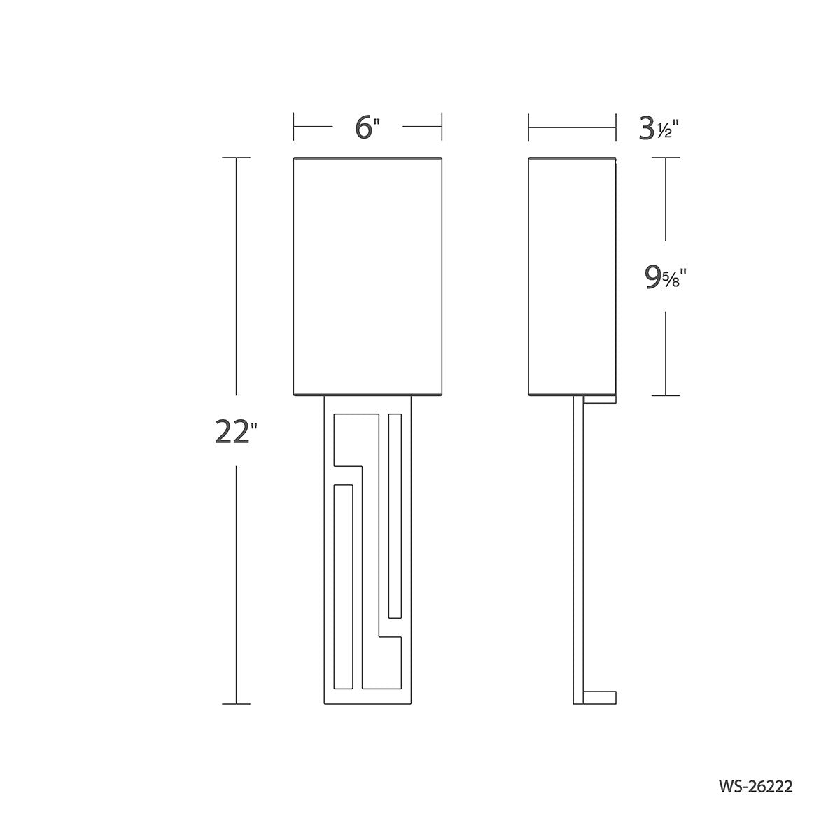 Vander 22" LED Wall Sconce, 3000K, Brushed Nickel Finish - Bees Lighting