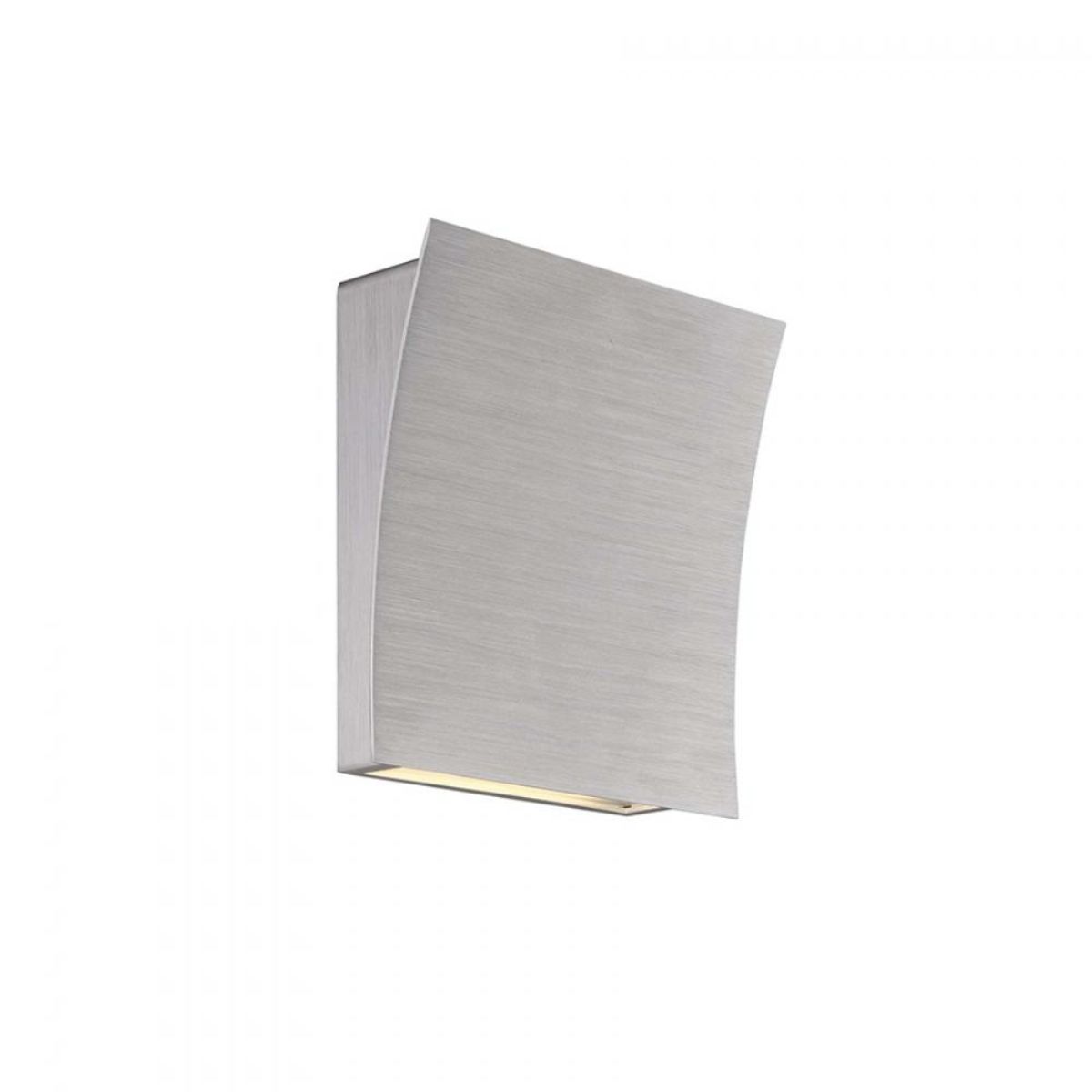 Slide 10 in. LED Wall Light Aluminum Finish - Bees Lighting