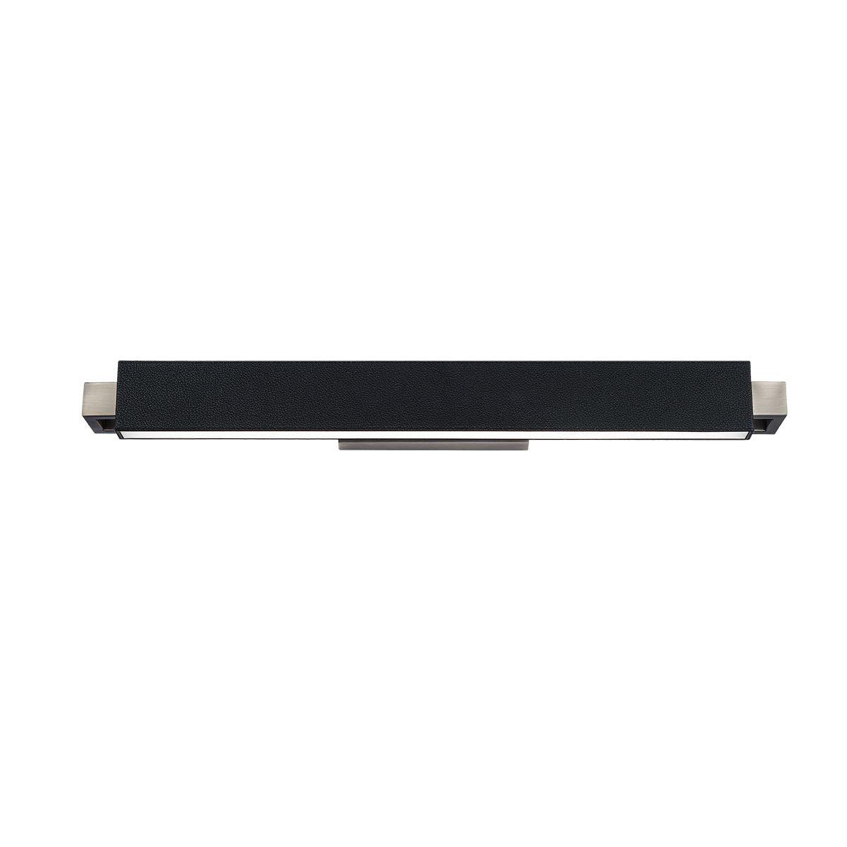 Kinsman 29 in. LED Bath Bar Selectable CCT Black & Brushed Nickel Finish