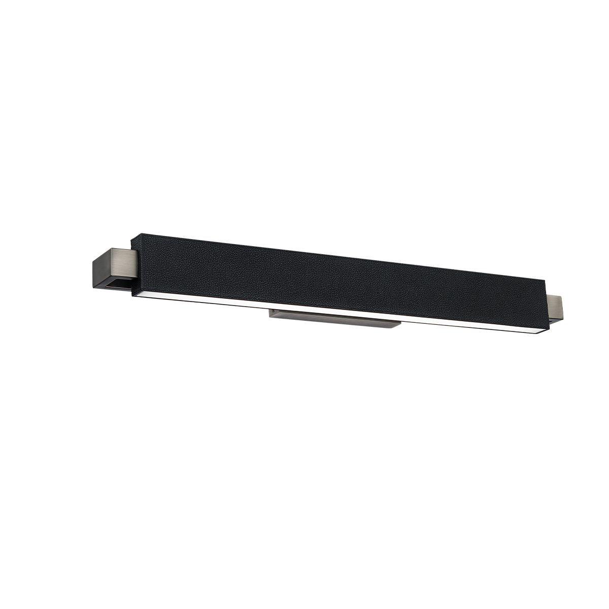 Kinsman 29 in. LED Bath Bar Selectable CCT Black & Brushed Nickel Finish - Bees Lighting