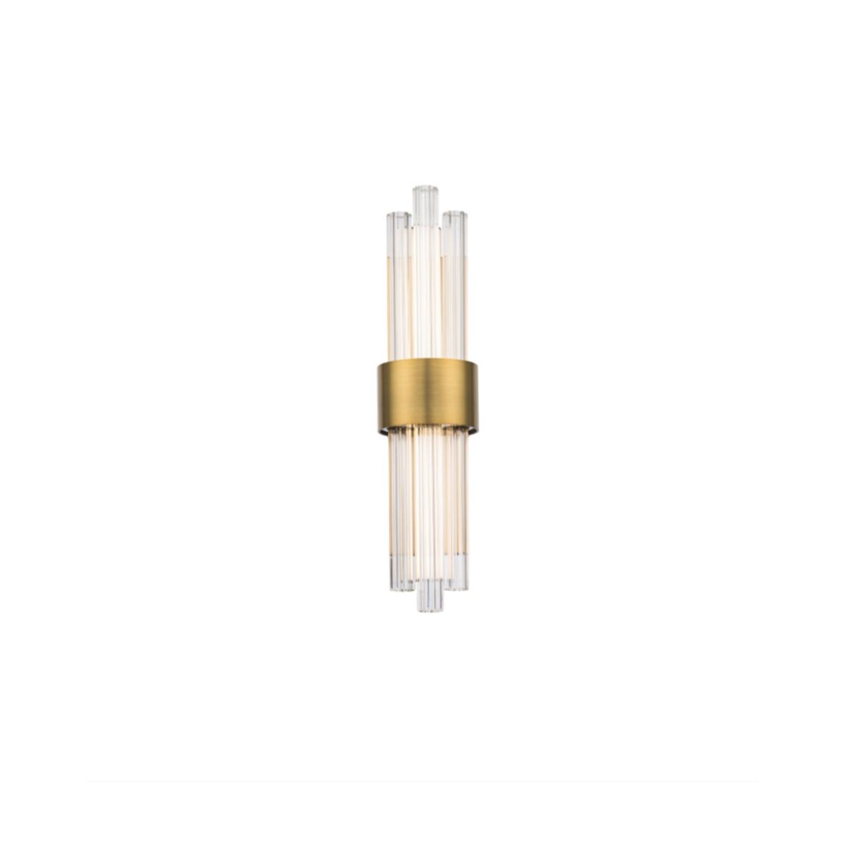 Luzerne 18" LED Bath Light, Aged Brass Finish - Bees Lighting