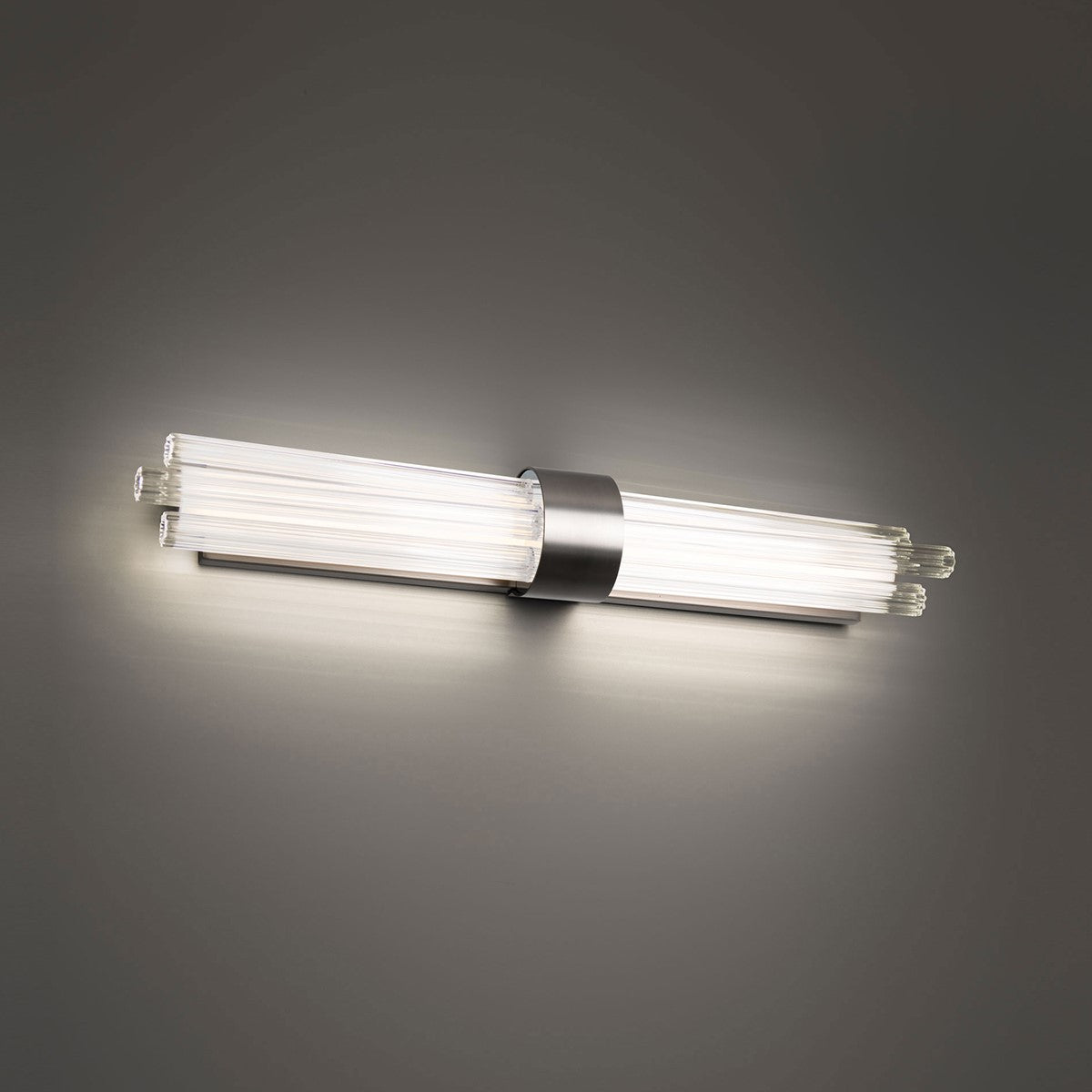Luzerne 28" LED Wall Light, Brushed Nickel Finish - Bees Lighting