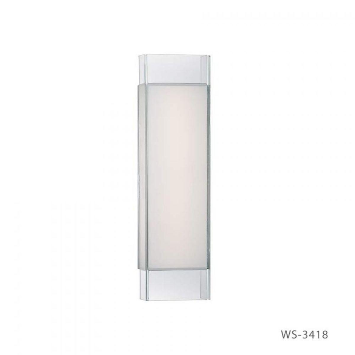 Cloud 18 in. LED Bath Bar Chrome finish - Bees Lighting
