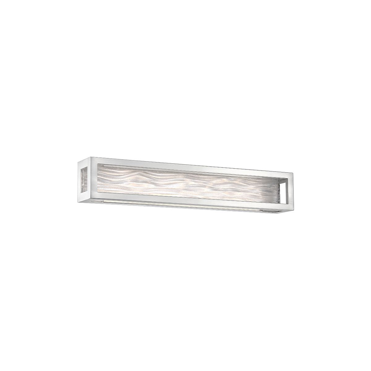 Shock Waves LED Bath Bar Brushed Nickel Finish - Bees Lighting