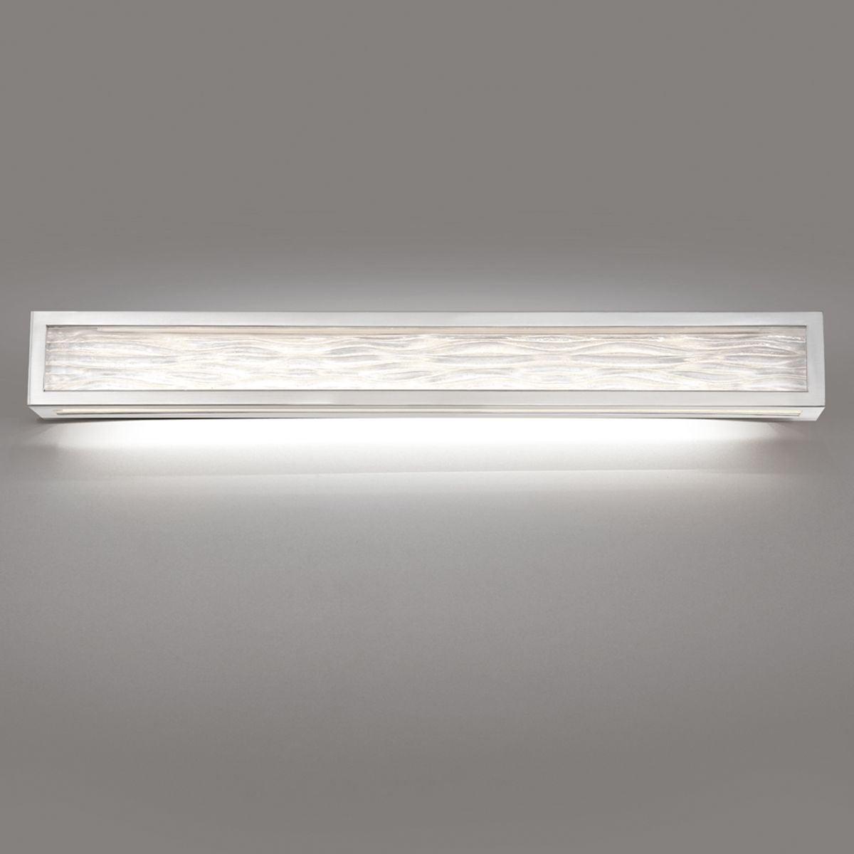 Shock Waves LED Bath Bar Brushed Nickel Finish - Bees Lighting