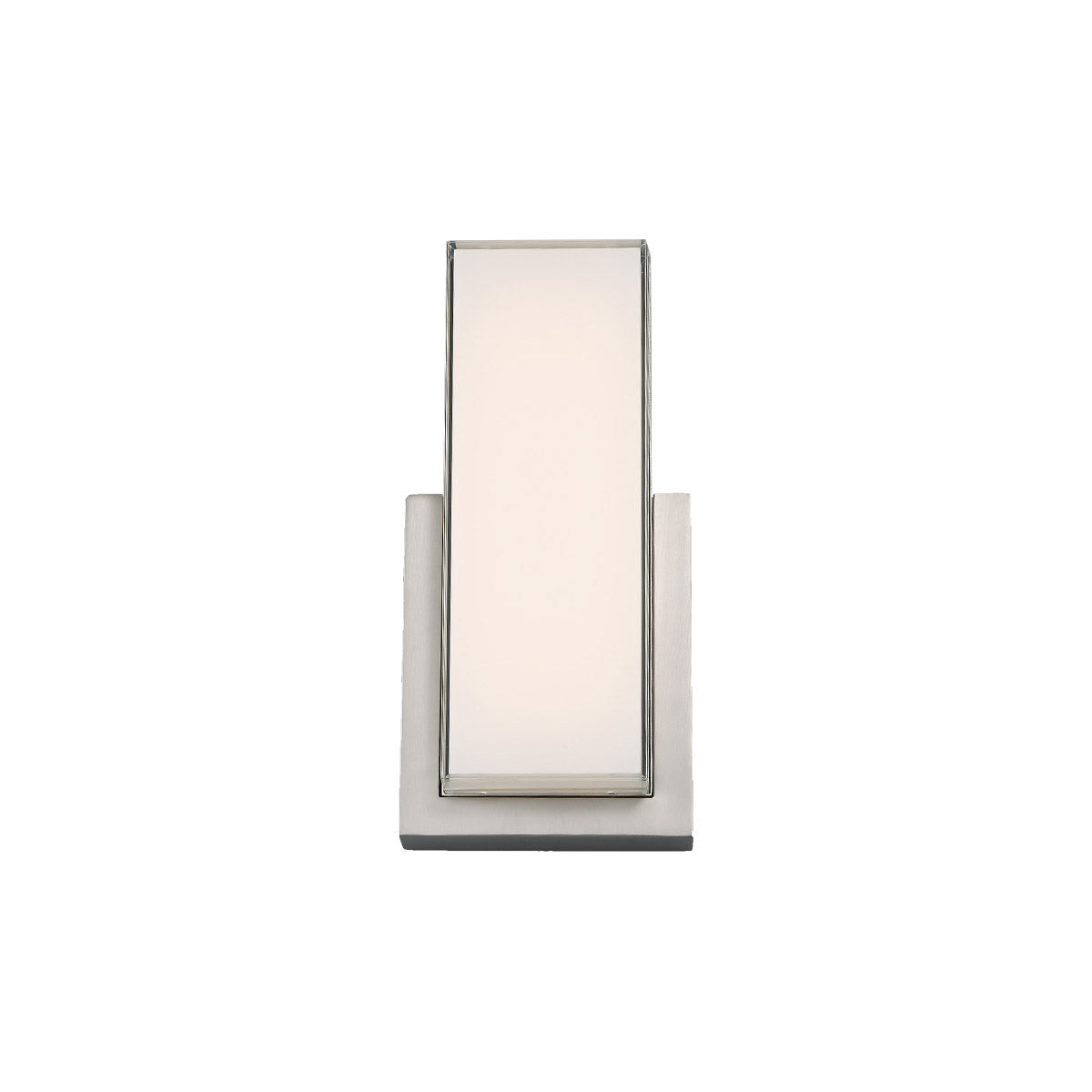 Corbusier 15 In LED Flush Mount Sconce 827 Lumens 3000K Nickel Finish