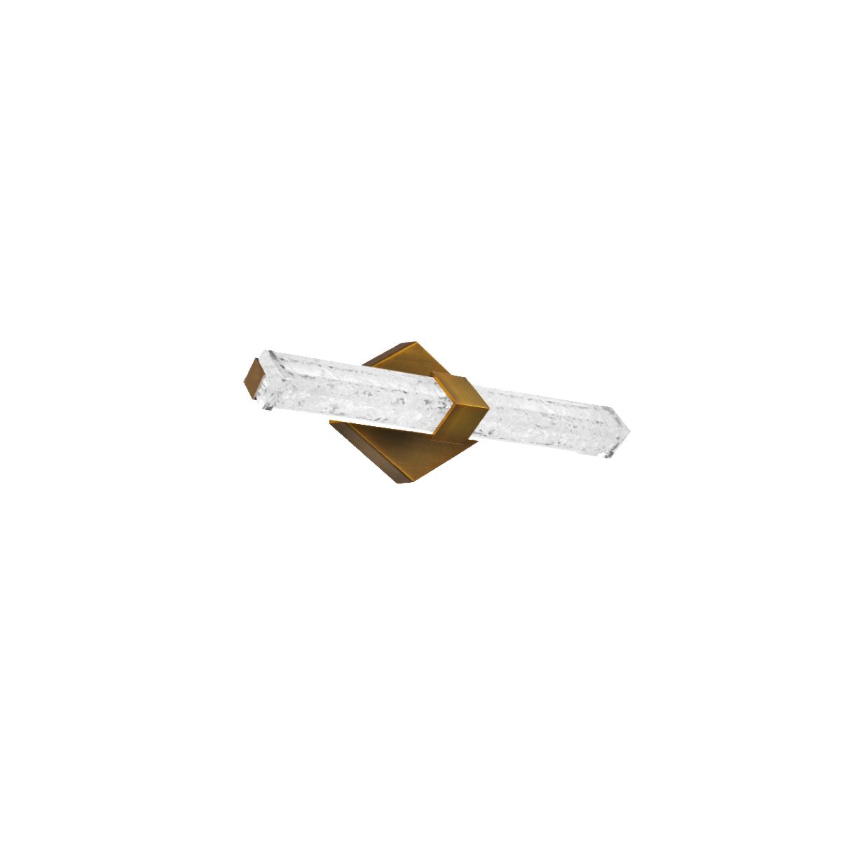 Regal 18" LED Bath Light, Aged Brass Finish - Bees Lighting