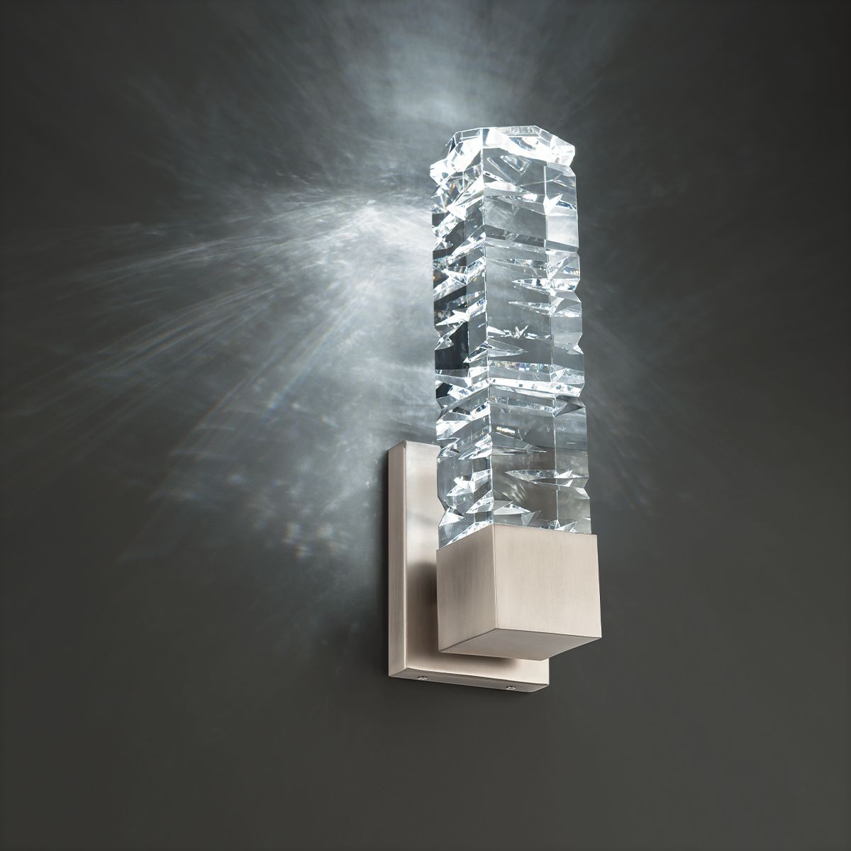 Juliet 15 in. LED Wall Sconce Brushed Nickel Finish - Bees Lighting