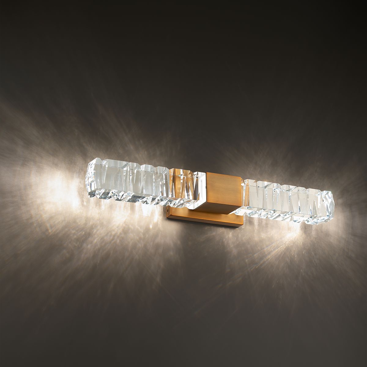 Juliet 27 in. LED Wall Sconce Brass Finish - Bees Lighting