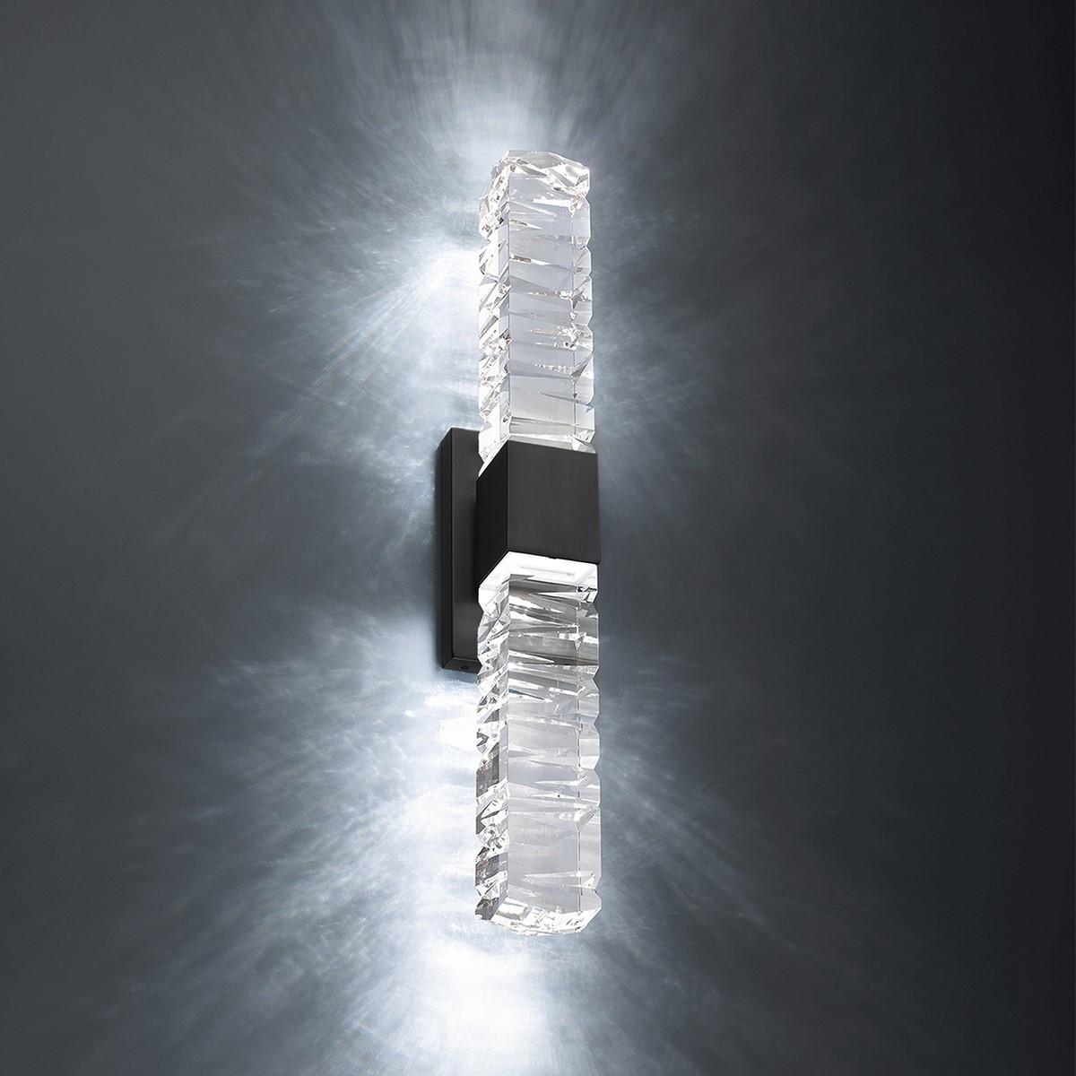 Juliet 27 in. LED Wall Sconce Black finish - Bees Lighting
